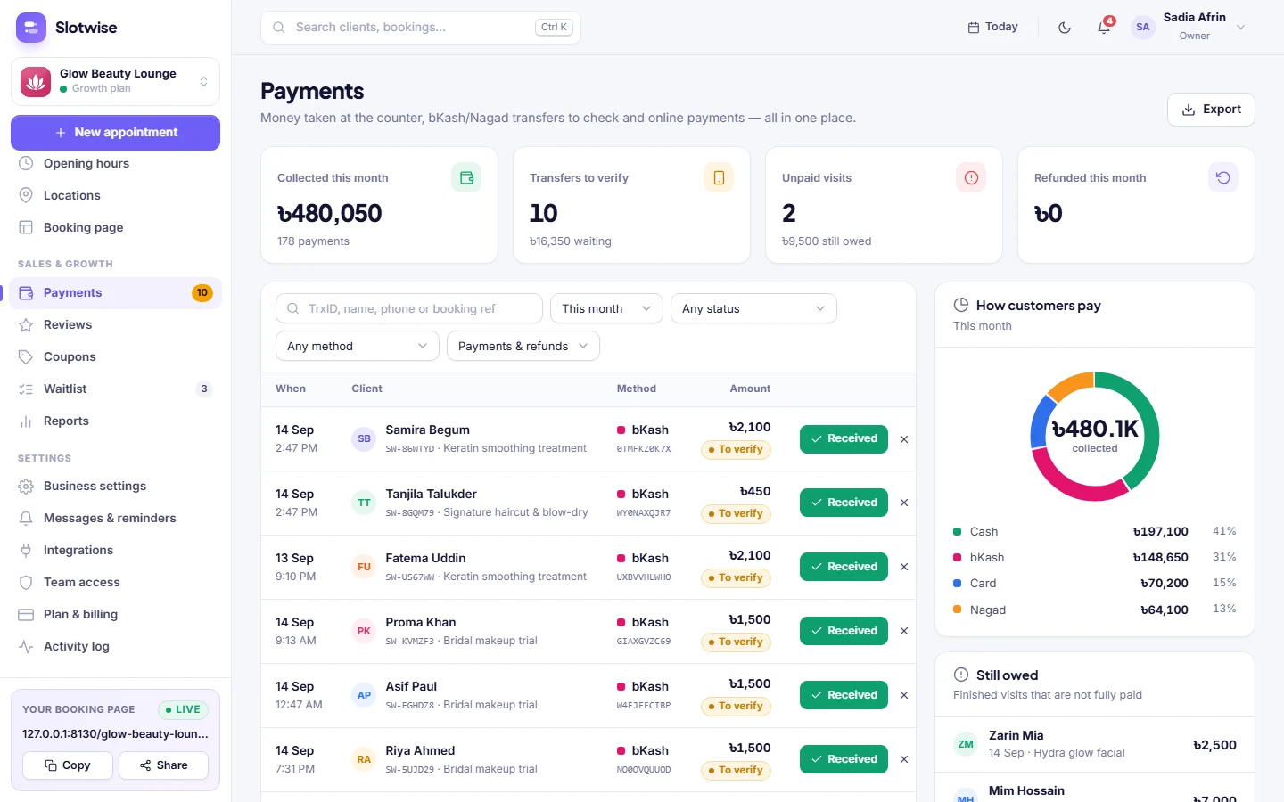 Get paid upfront and stop losing money to no-shows